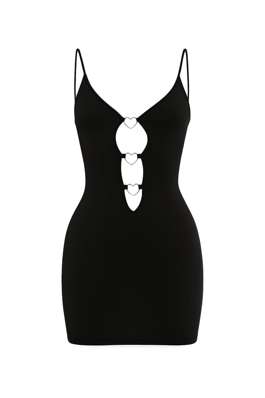 Cupissia - Robe mini en découpe coeur
