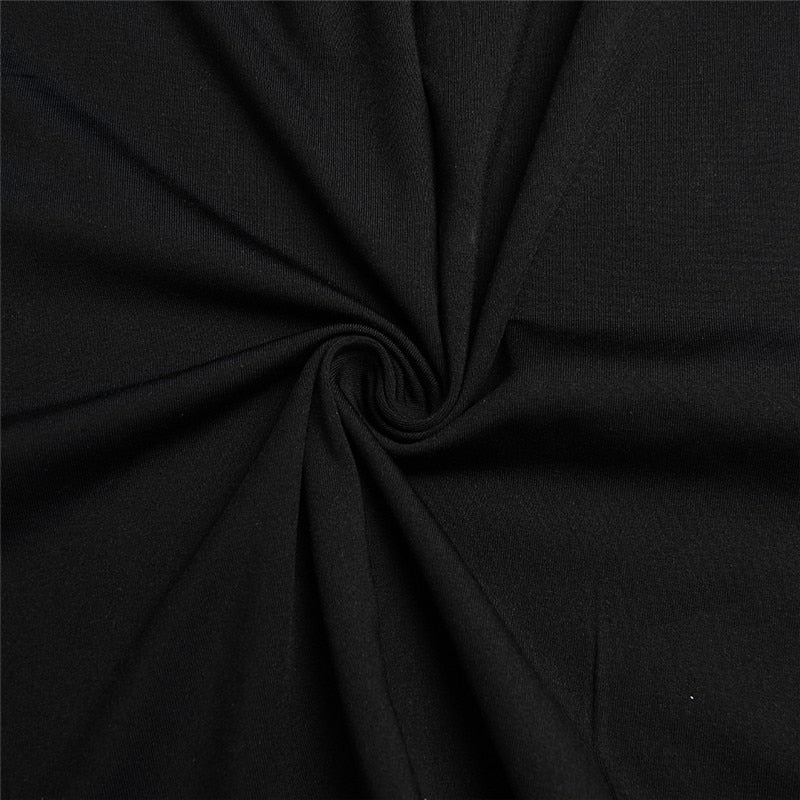 Medusa - Robe Longue Noir / Blanc