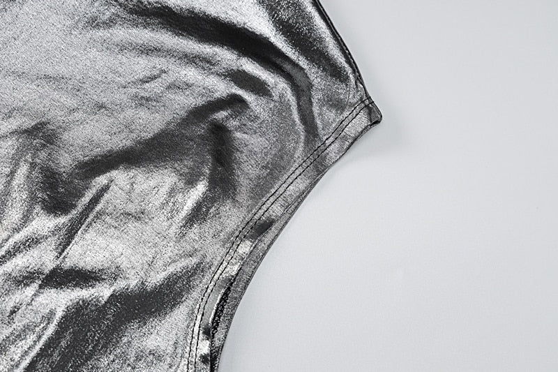 Metallica - Robe mini moulante brillante