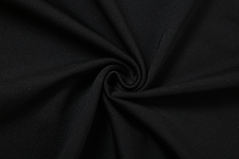 Sialy- Robe Longue noir en découpe