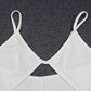 Berlina - robe longue en découpe blanche/noir