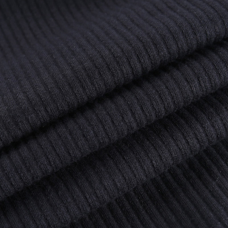 Serenity - robe moulante a zip noir