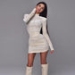 robe sexy manche longue