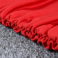 Kamilia - robe mini plissé à décolleté plongeant rouge