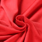 Kamilia - robe mini plissé à décolleté plongeant rouge