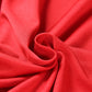 Kamilia - robe mini plissé à décolleté plongeant rouge