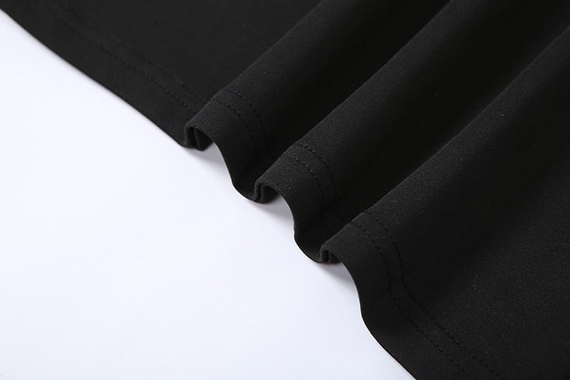 Sialy- Robe Longue noir en découpe