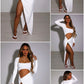 Medusa - Robe Longue Noir / Blanc